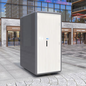 Baño Portátil Resistente con Lavabo Integrado y Sistema de Plomería Preinstalado Completo para Obras de Construcción y Grandes Eventos - Product Image 1