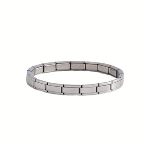 Bracelet en acier inoxydable 7 mm de style italien simple et élégant, fait main, chaîne DIY, design classique, idéal pour un cadeau - Product Image 5