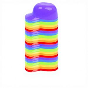 Paquete al por Mayor de Vasos de Yogur de Plástico con Forma de Gorra, Reutilizables, Coloridos, para Helados, Tiendas de Postres y Eventos de Catering - Product Image 5