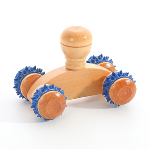 Rodillo de masaje spa pie cuello cuerpo madera terapia masajeador herramientas madera gua sha coche raspado cuerpo de madera rodillo de masaje - Product Image 1