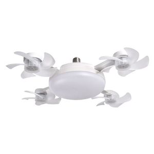 <span class=keywords><strong>Ventilador</strong></span> de <span class=keywords><strong>Techo</strong></span> Plegable de Lujo con 4 Ventiladores Pequeños, Motor Silencioso, con Luz, Producción Personalizada para Comedor - Product Image 1