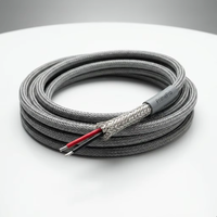 Cable de Instrumentación de 2 Hilos con Cubierta Trenzada, 10A, Blindado EMI, para Instrumentación Electrónica, Sensores de Laboratorio, PrimePro de Alta Precisión
