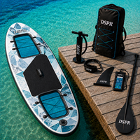 Planche à pagaie gonflable tout-terrain personnalisée avec fenêtre panoramique, personnalisation du logo gratuite, livraison la plus rapide en 7 jours