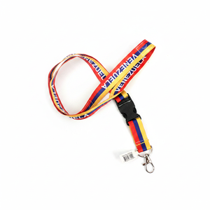 20.5" Venezuela <b>Lanyard</b> 600PCS 50DZ/CS Durable <b>Polyester</b> & Nylon Material - Product Image 2