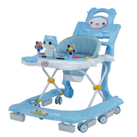 Trotteur multifonctionnel pour bébé, vente en gros, avec musique/roues pivotantes, trotteur pour bébé/roues de trotteur pour bébé