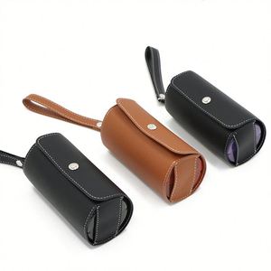 Weekly Organizer 2 Times a 7 Day <b>Rainbow</b> Box With Pu Leather Case Portable Travel Medication Pill Container - Product Image 5
