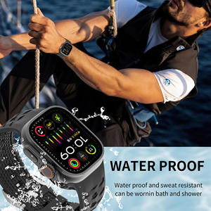 Modello pneumatico morbido Silicone cinturino per orologio Apple Watch Ultra 2 49mm 10 8 7 6 5 4 3 2 1 SE 40mm 44mm 45mm - Product Image 4