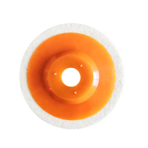 Wool Polishing Pad 100mm Outer Diameter 16mm Inner Diameter For Angle <b>Grinder</b> Metal Mirror Finish Repair Fiber Felt Disc - Product Image 1