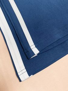 Giyim üreticileri Y2k yan şerit Hoodies ceket ve pantolon kafa bandı eşofman takımı yüksek kaliteli Loungwear 2 parça Set kadın - Product Image 2