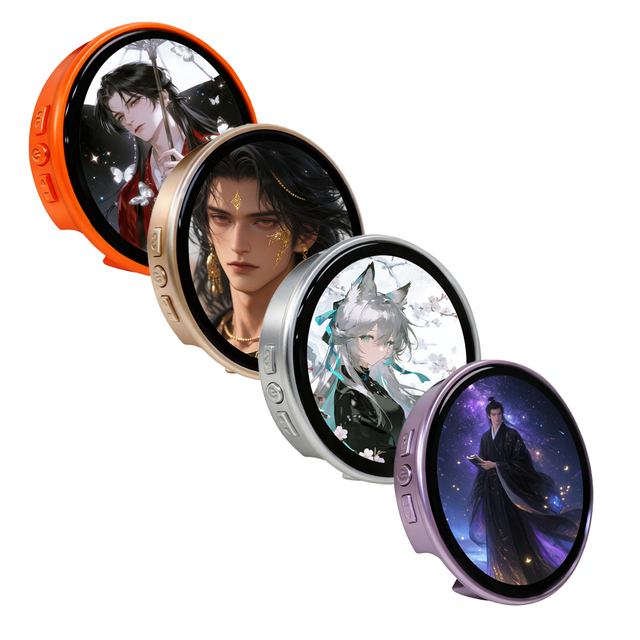 Christmas Gift Popular Electronic Badge IPS Display Flexible Design Personalized Show Animation Derivatives Custom Charm Badge