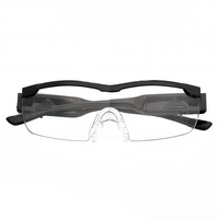 SKYWAY 1.6 fois grande Vision lumière bleue bloquant les lunettes de lecture cadre PC loupe lunettes avec lumière LED rechargeable