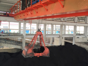 YAOUCRANE QD Double Girder 40Ton 100ton 150Ton Overhead <strong>Crane</strong> with <strong>Hook</strong>/Grab or Tongs for Steel Mill or Garbage Station - Product Image 2