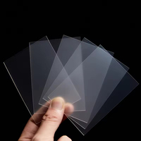 66*91mm 100Pcs Protège-cartes transparents souples pour cartes de collection TCG, cartes de sport et cartes Pokémon – Housse de protection ultra-résistante