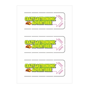 บัตรรางวัลแบบฉีกออกได้ ปรับแต่งได้อย่างเต็มที่ เป็นมิตรกับสิ่งแวดล้อม ผิวเคลือบกระดาษอย่างดี พร้อมหมายเลขซีเรียล ตั๋วแบบดึงออกได้ตามสั่ง - Product Image 3