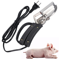 Pince coupante de queue de porcelet de chauffage électrique d'équipement de ferme de porc