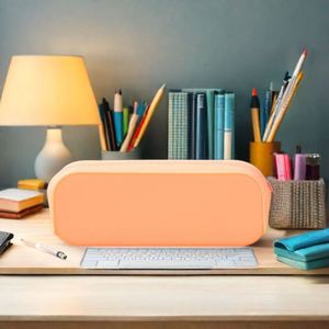 Boîte à crayons en silicone 3D mignonne et personnalisée, petite trousse à maquillage, porte-monnaie, étui à fermeture éclair pour fille - Product Image 5