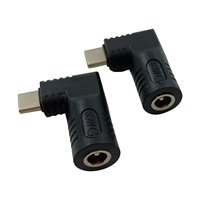 5,5*2,1mm Buchse zu USB 3.1 Typ C-Stecker DC-Stroma schluss 65W 90-Grad-Netzladeadapter Typ C Stecker Konverter anschluss Neu