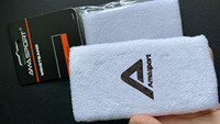 AMA SPORT Nouveauté Bracelet brodé en coton éponge pour padel, tennis, squash, badminton, gymnastique, sports, taille personnalisée