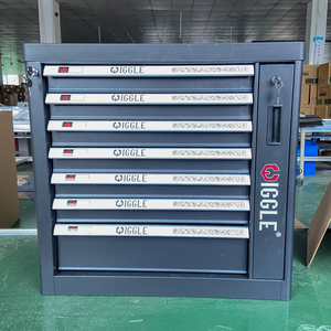 Heavy-Duty thép không gỉ tự động sửa chữa cán hộp 7-ngăn kéo kim loại công cụ ngực hội thảo hộp công cụ Xe đẩy Tủ giỏ hàng với các công cụ - Product Image 5