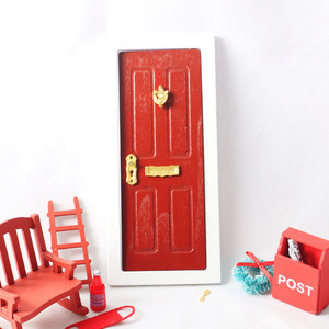 Casa delle Bambole 1:12, Villa Colorata con Porta in Legno, Set di Decorazioni Natalizie, Accessori per Bambole BJD - Product Image 1