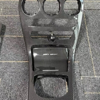 Kit complet de garnitures intérieures en fibre de carbone pour console centrale et panneaux de porte pour Mercedes Benz GLC Classe W205 X253 C260L C200 Accessoires