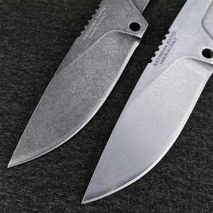 Couteau de camping multifonctionnel en acier D2, outil EDC de plein air à manche intégral, couteau de survie portable OEM pour la chasse et le bricolage - Product Image 3