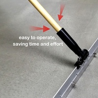 Truelle et raclette crantée en acier inoxydable de 2 mm pour peinture époxy sur sols, marque OEM/ODM, qualité DIY et industrielle