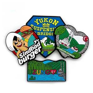 Aimants de réfrigérateur en gros d'usine, aimants souvenirs 3D personnalisés en PVC souple, motif dessin animé - Product Image 1