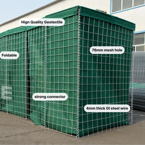 Nhiệm vụ nặng nề chống ăn mòn hàn chống nổ lồng <span class=keywords><strong>gabion</strong></span> rào cản ML1 Túi phòng thủ Pháo đài cát tường rào cản hàng rào phòng thủ - Product Image 3