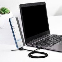HC60W Kabel Pengisi Daya Multi Kepala Bentuk Y Dapat Dilipat Kabel Pengisi Daya Cepat Kabel Data Tablet Ponsel Kepala Miring 3A Gaming
