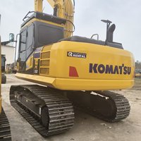 Machine de construction sur chenilles hydraulique Komatsu PC160 d'occasion en bon état, équipement de terrassement et d'exploitation minière, excavatrices Komatsu PC160