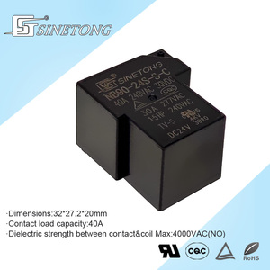 Relé Sinetong NB90-24S-C5 40A, PCB de Conmutación, Miniatura, de Uso General, Alta Potencia, Sellado, CC 12V 24V - Product Image 4