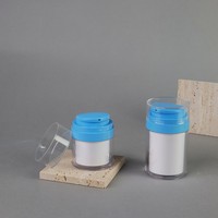 Récipients cosmétiques givrés en PP 15ml 100ml pots de crème sans air sous vide pour soins de la peau crème à récurer crème pour les yeux corps visage plastique