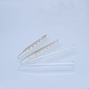 Tubo per centrifuga con fondo a punta in vetro piano superiore lucido con scala provetta in vetro da 10ml 15ml con tubo per centrifuga con fondo a cono in scala - Product Image 6