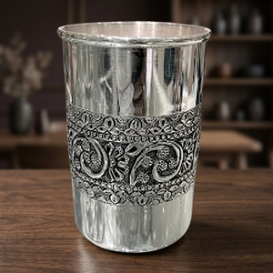 Verre en acier inoxydable à double paroi, motif floral vintage, cadeau de fête pour adultes - Product Image 2