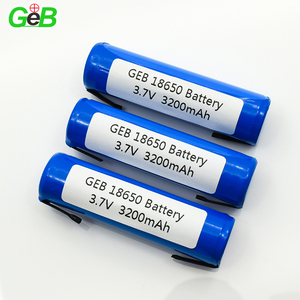 GEB custom-made 18650 3,7 V 3200mAh rechargeable cylindrical battery pack with solder pin code - Product Image 6