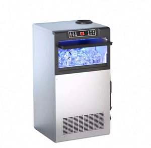 Machine de fabrication de glace pour restaurant Machine à glace commerciale en cristal Nugget Cube Machine à glace de comptoir Maison Industrielle - Product Image 3