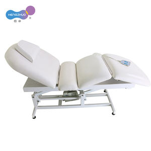Table de <span class=keywords><strong>massage</strong></span> électrique à 3 moteurs, lit de spa pour les soins du corps, canapé portable pour salon de beauté, lit de traitement à cadre en fer médical - Product Image 4