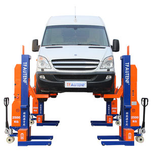 Pas besoin d'installation fixe : élévateur de voiture mobile à quatre poteaux CE 10T avec télécommande sans fil, parfait pour les ateliers temporaires ou loués - Product Image 6