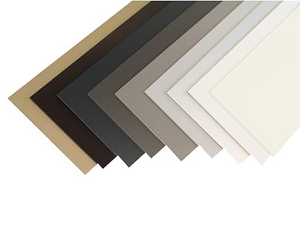 Plaque en aluminium de 1 mm de la série 1000, revêtue de RAL 9010 blanc pur et <span class=keywords><strong>7016</strong></span> anthracite, découpe sur mesure 60 mm x 1000-2000 mm - Product Image 3
