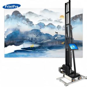 เครื่องพิมพ์อิงค์เจ็ทติดผนังแนวตั้ง printpro 3D หมึก UV หุ่นยนต์จิตรกรรมฝาผนังศิลปะตรงไปยังผนังการ์ดเครื่องพิมพ์สำหรับวัสดุไข่ - Product Image 3