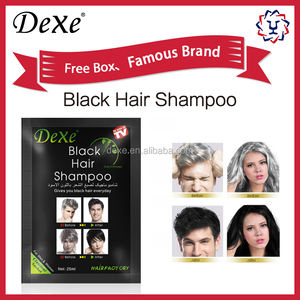 Shampooing Colorant Magique Noir <span class=keywords><strong>DEXE</strong></span> pour une Couverture à 100% des Cheveux Gris et Blancs 25ml*10 Sachets pour <span class=keywords><strong>Utilisation</strong></span> à Domicile en Voyage ou en Salon pour Hommes et Femmes - Product Image 6