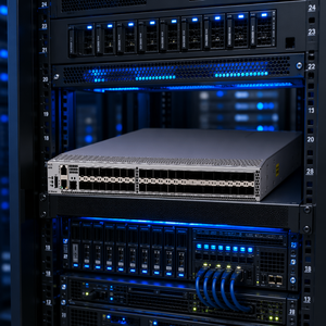 Original MDS 9148T 32G FC SAN <b>Switch</b> For Cisco 24 Ports Active DS-C9148T-24IK9 Dual 650W Power 1.5Tbps Storage <b>Network</b> - Product Image 2