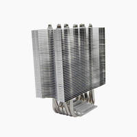 Sistema de enfriamiento de alta densidad Aluminio Cremallera Aleta Disipador de calor Servidor OEM Laptop CPU Cooler