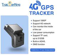 Caméra double Trackerking AI ADAS DMS BSD 1080P avec logiciel MDVR CMSV6 pour la surveillance de la sécurité des voitures, camions et bus, 4G Wifi GPS