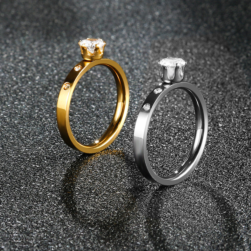 engagement ring stainless steel