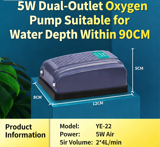 Violet YE-22 Double trous 5W-2*4L/Min