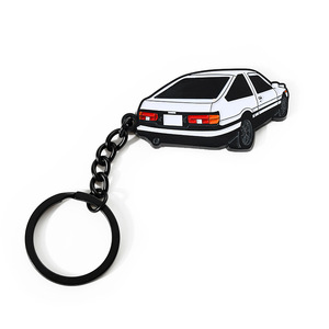 Thời trang cá nhân hoá tùy chỉnh Keychain tùy chỉnh kim loại sắt kẽm hợp kim Keyring cao đánh bóng Sliver xe hình dạng Keychain Logo - Product Image 2