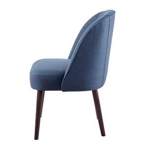 DB Bexley Contemporary Dining <b>Chair</b> with Rounded Back Light PU Leather for <b>Living</b> <b>Rooms</b> Restaurants and Home Office - Product Image 3
