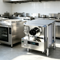 Unit Generator Uap Gas Bawah Meja 60KW 80kg/jam dengan Penukar Panas Baja Tahan Karat 304 Hemat Energi 30%-50% untuk Mengukus Roti